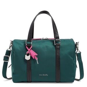 NWT Vera Bradley Midtown Satchel in emerald